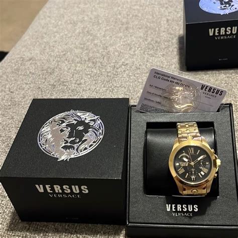 fake gold versace watch|is versus versace real.